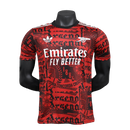 Arsenal 25/26 Training Jersey - Dark Red - Player Version